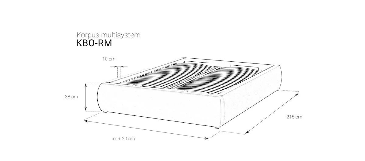 Korpus Box KBO-RM wymiary